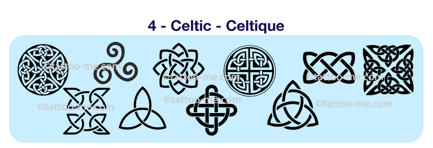 celtic tattoo stamps